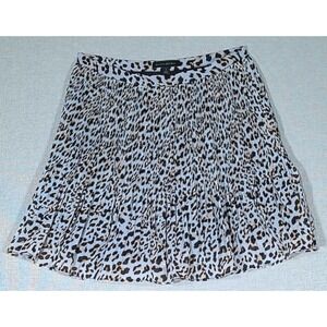 New Banana Republic Petites Leopard Print Skirt‎ Size 6